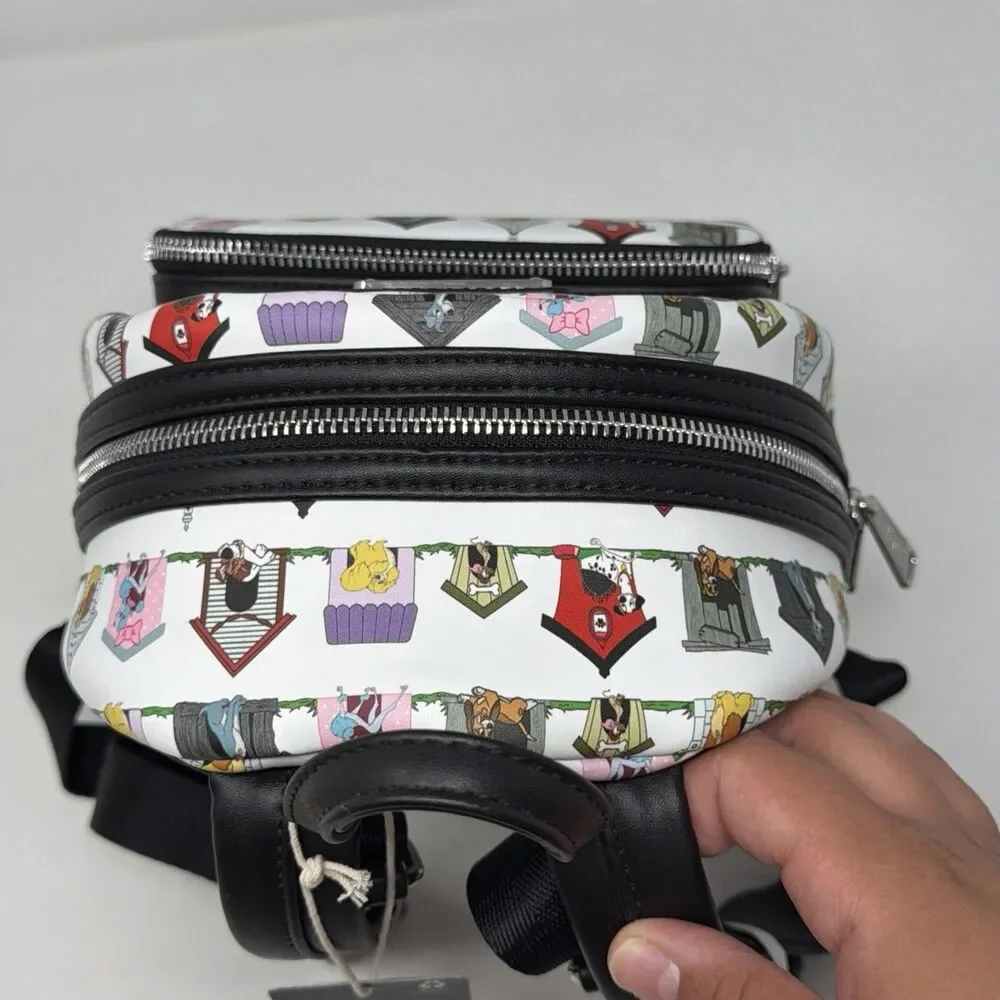 Disney Loungefly Lady & The Tramp Dogs Houses Mini Backpack NWT WDBK1305